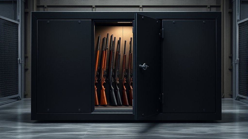 64 gun safe weight range