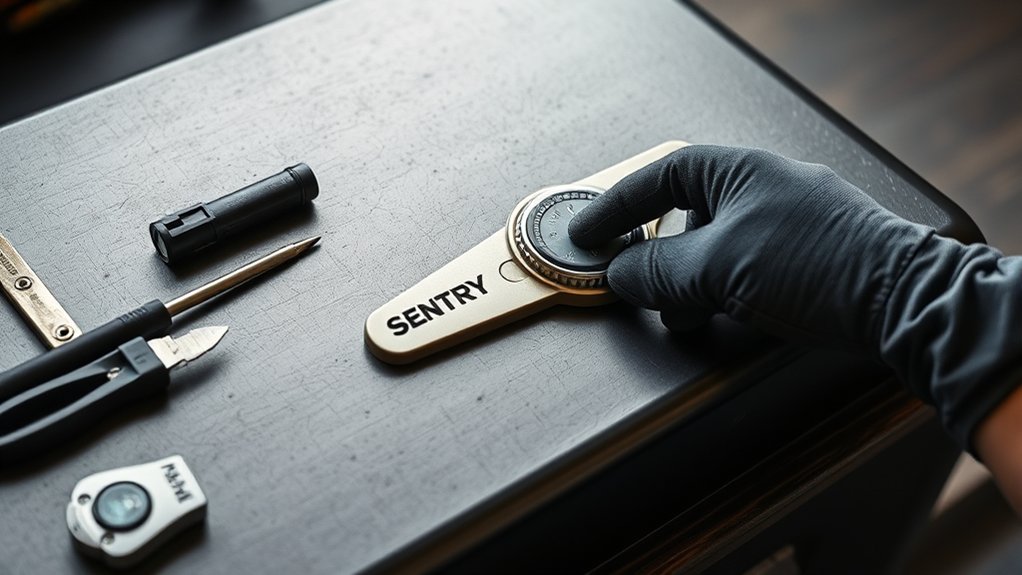 bypass sentry gun safe