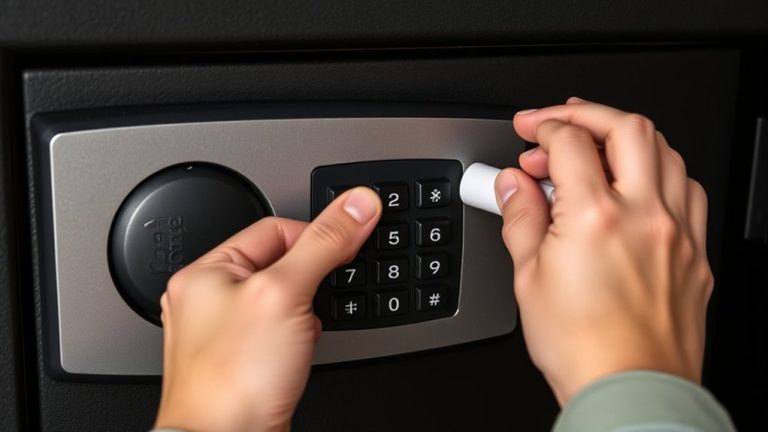 change stack on safe battery