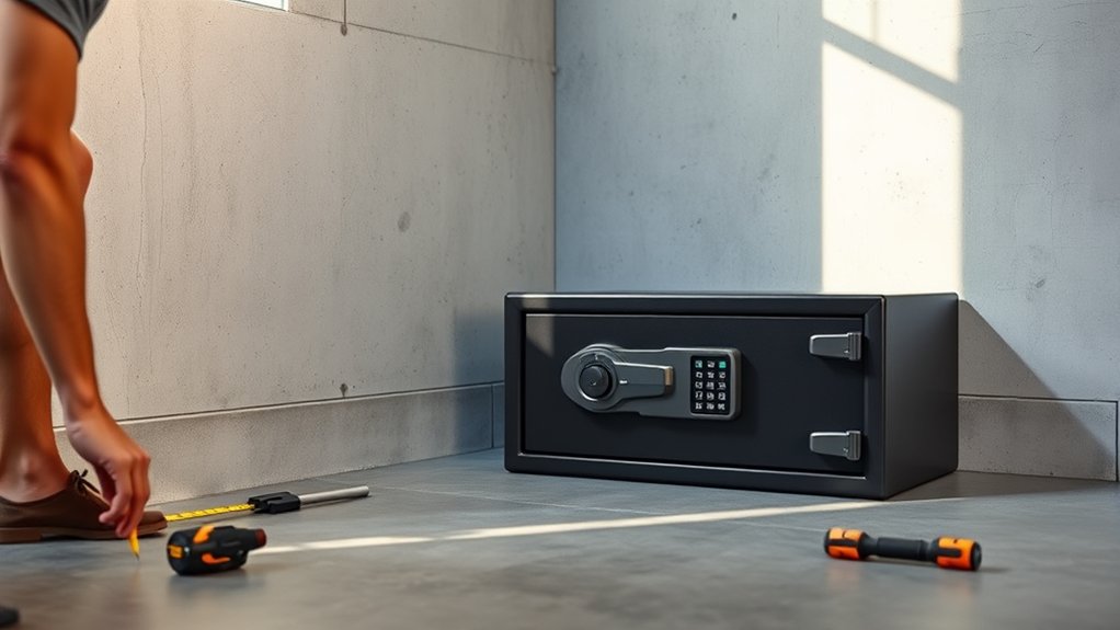 choose secure discreet location