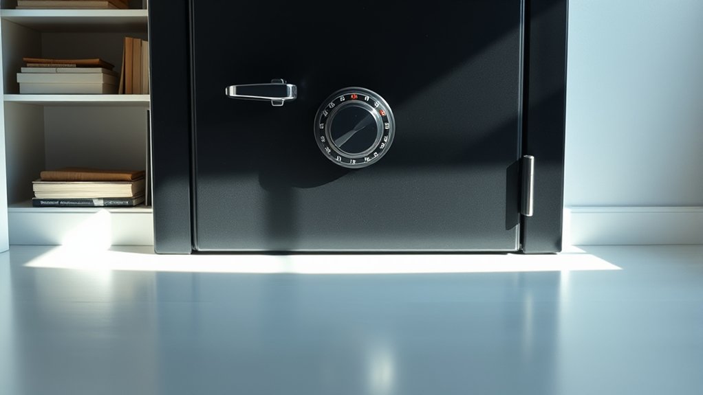 clear safe door obstructions