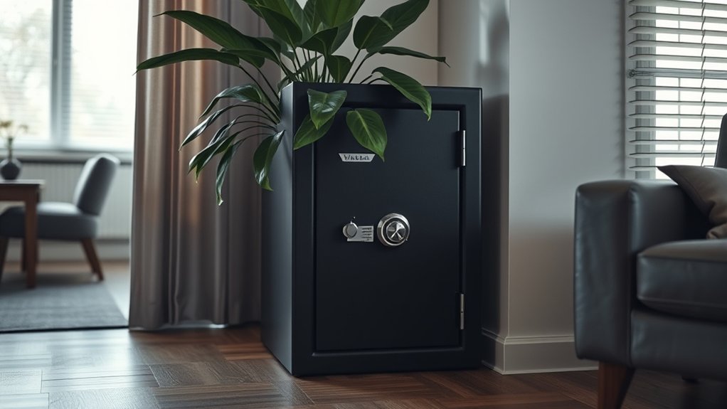 discreet gun safe placement