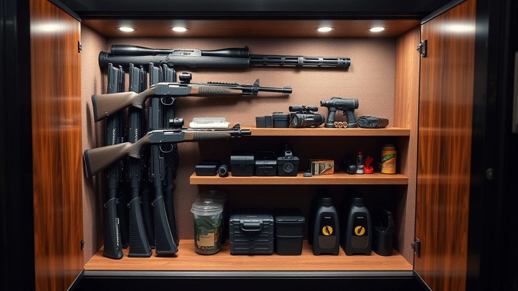 efficient gun safe organization