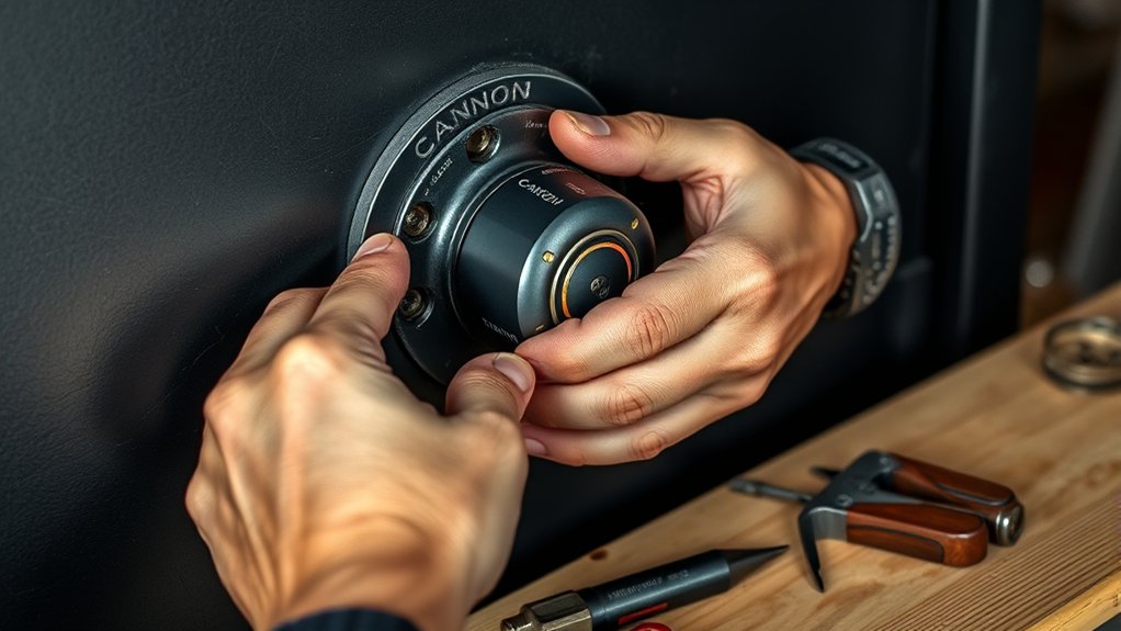 fix spinning safe handle