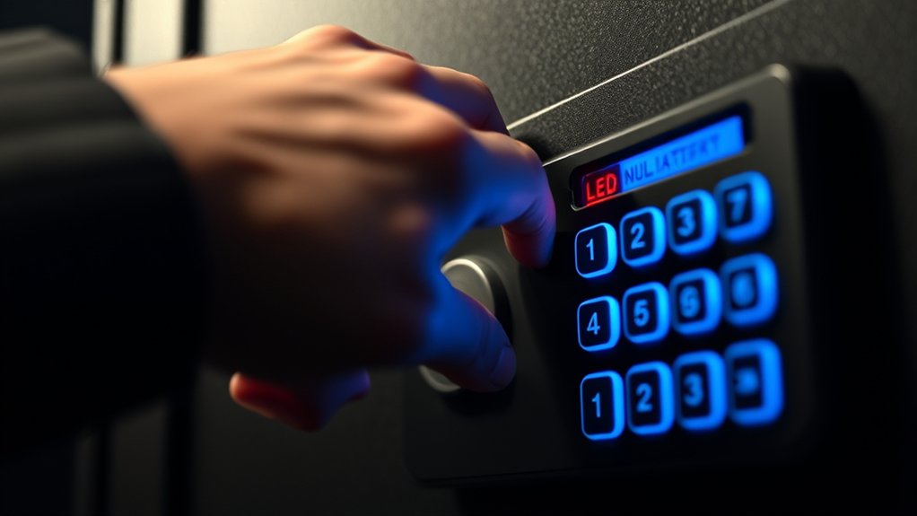 gun safe beeping reasons