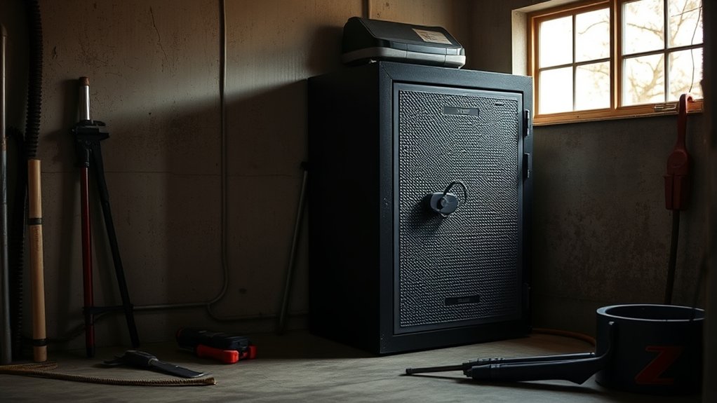 gun safe garage considerations