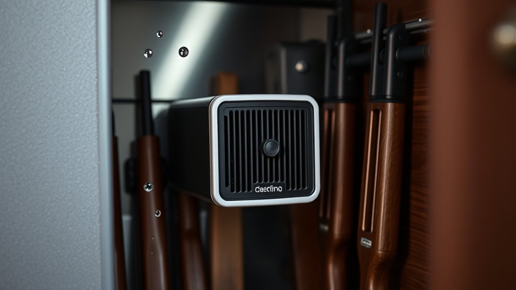 gun safe moisture control