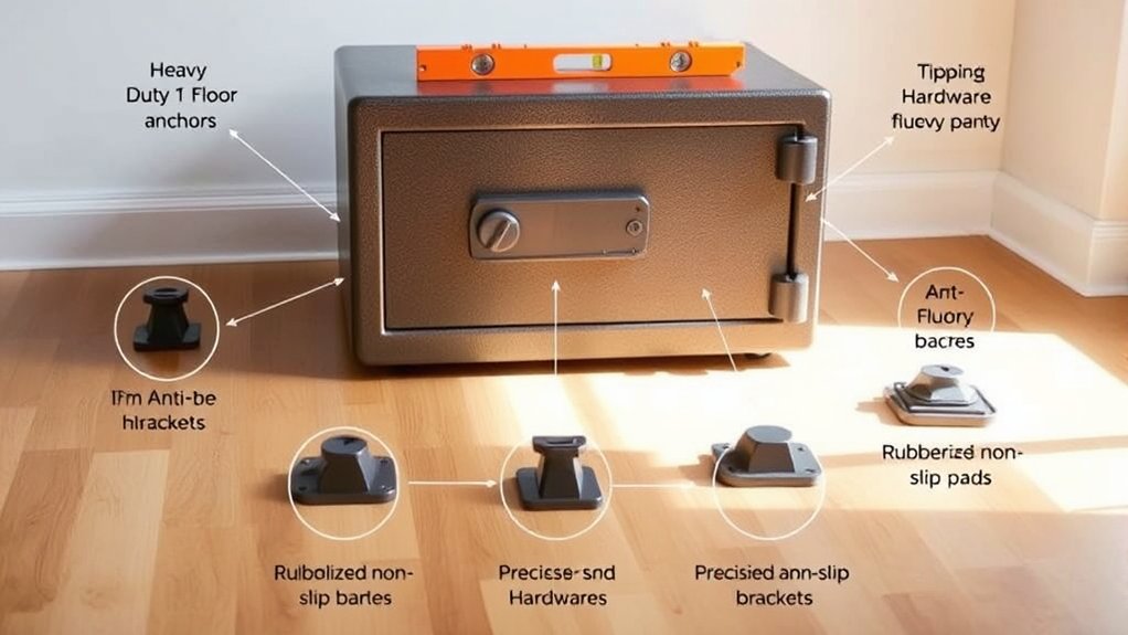 gun safe stability tips