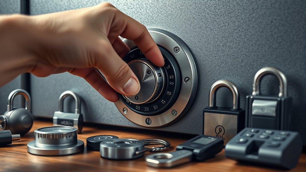 identify gun safe mechanism