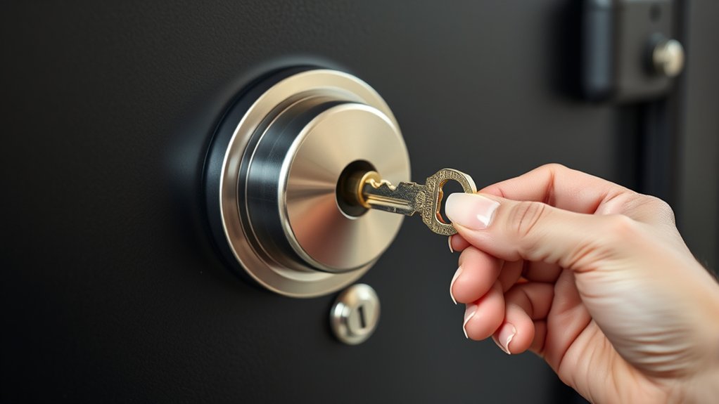 insert key gently check