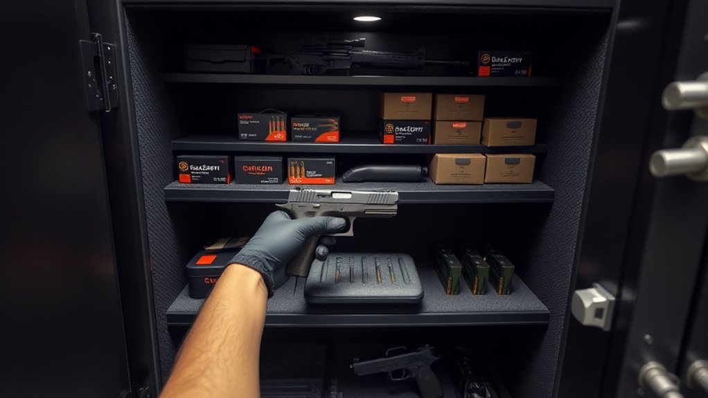 loading a gun safe