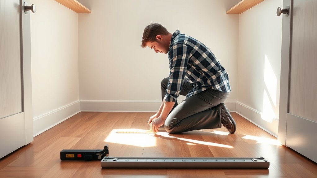 measure closet space accurately