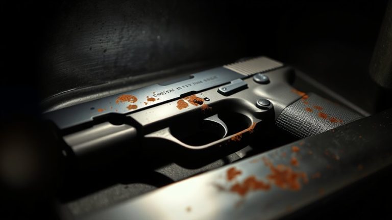 moisture in gun safe