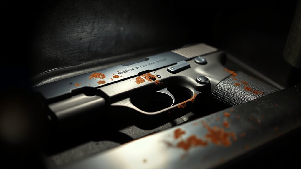 moisture in gun safe