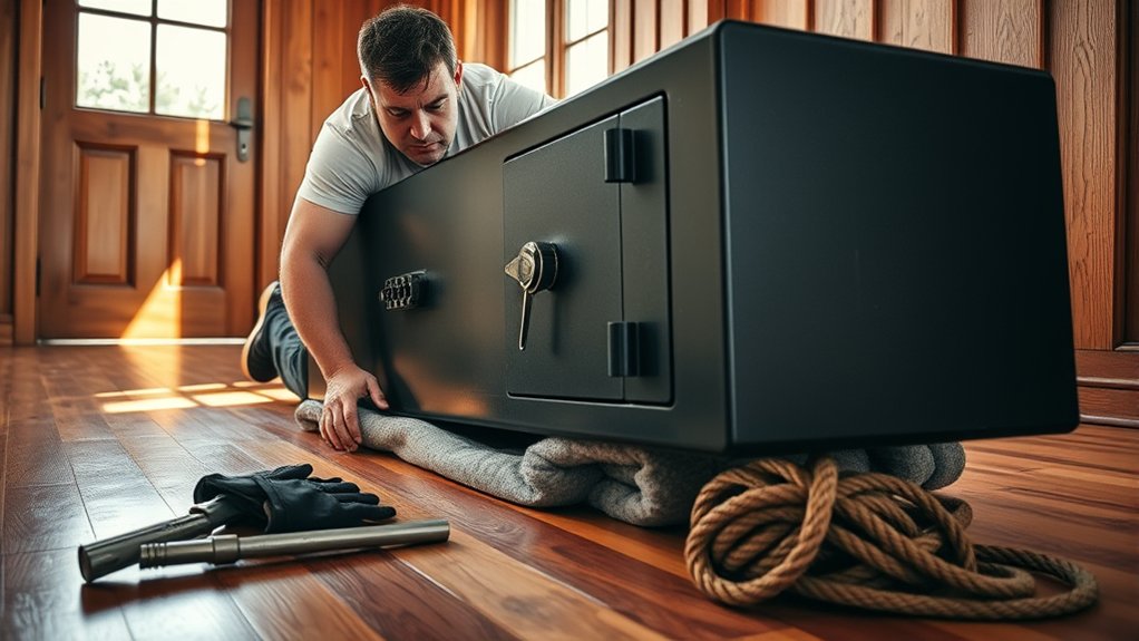 moving a gun safe