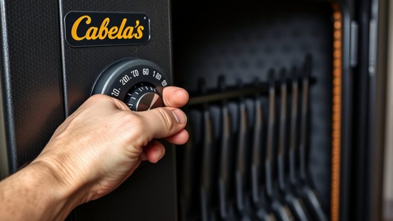 open cabela s gun safe