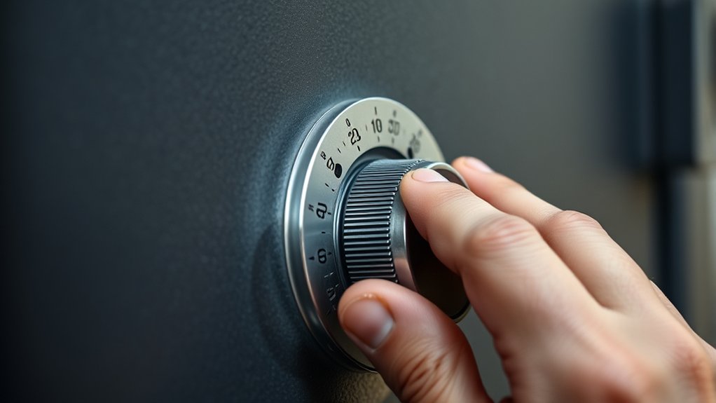 open gun safe combination steps