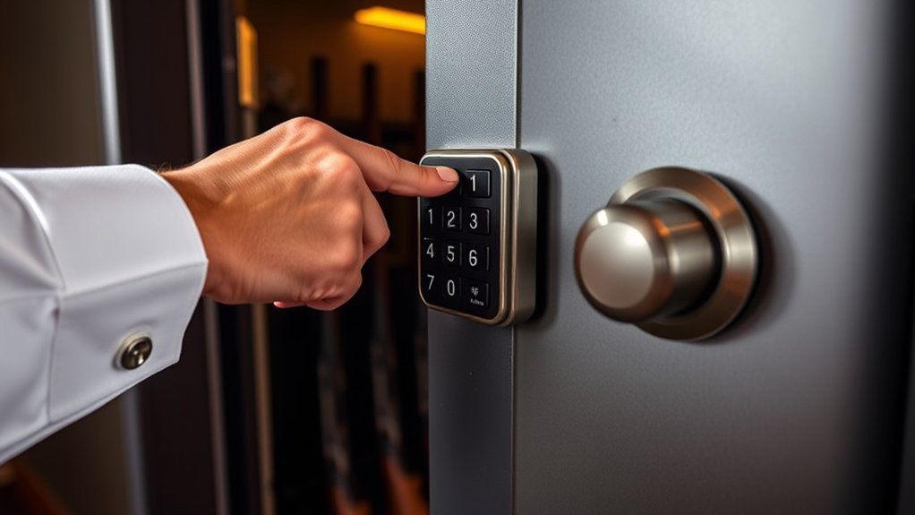 open safe before changing