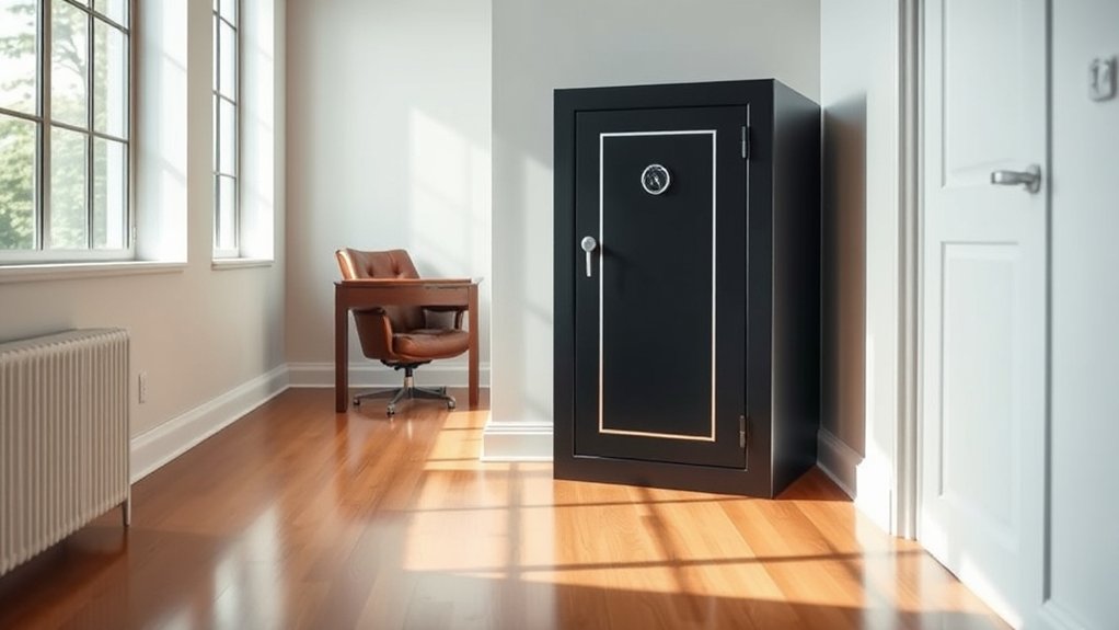 optimal gun safe location