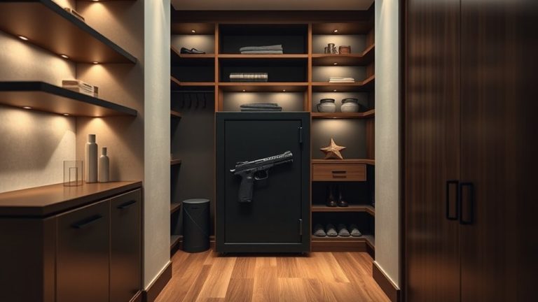 optimal gun safe locations
