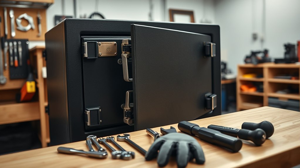 prepare gun safe carefully