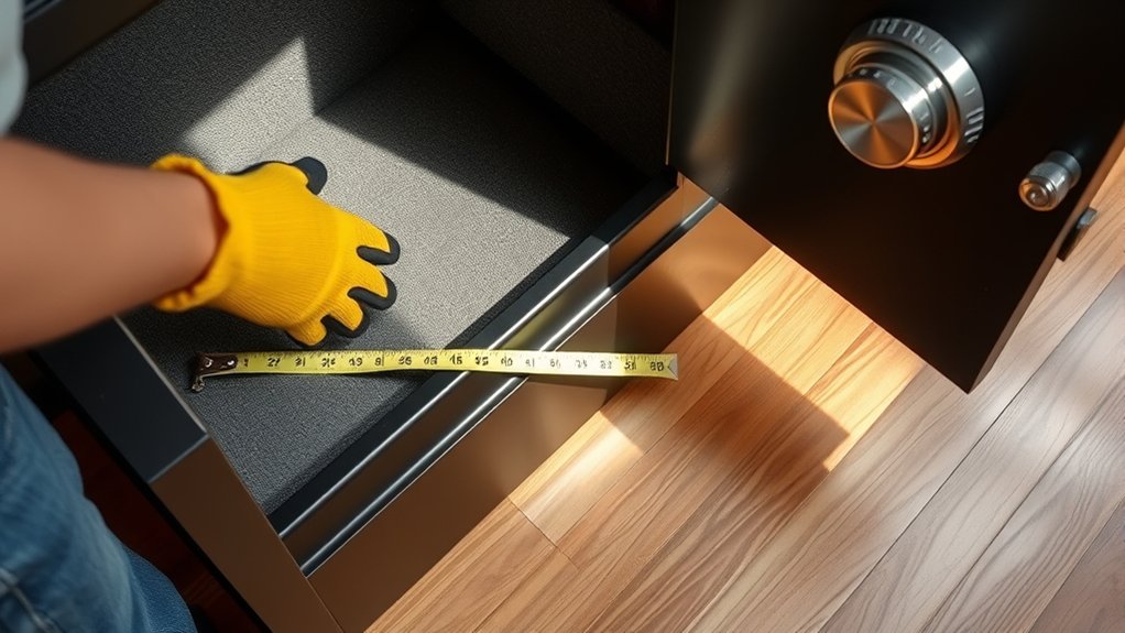 prepare measure lock move