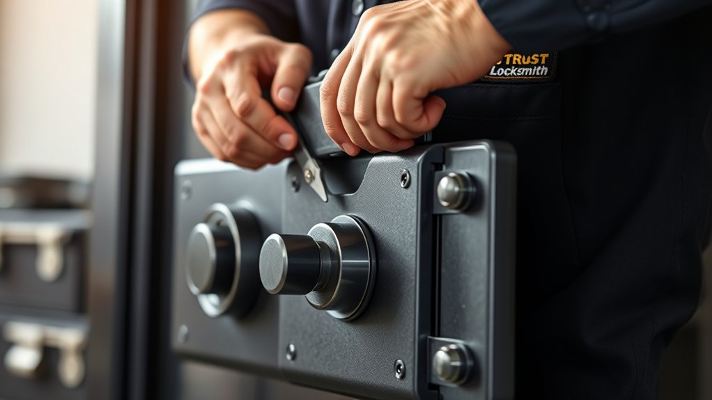 professional locksmith safe access
