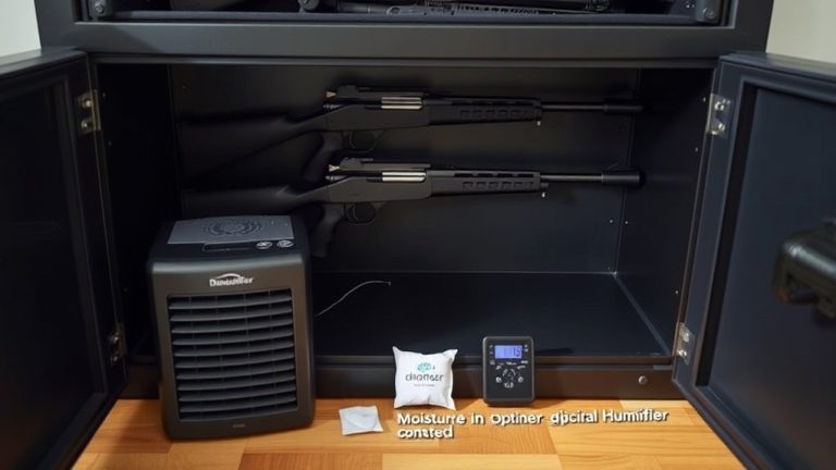 reduce gun safe humidity