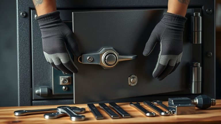 removing a gun safe