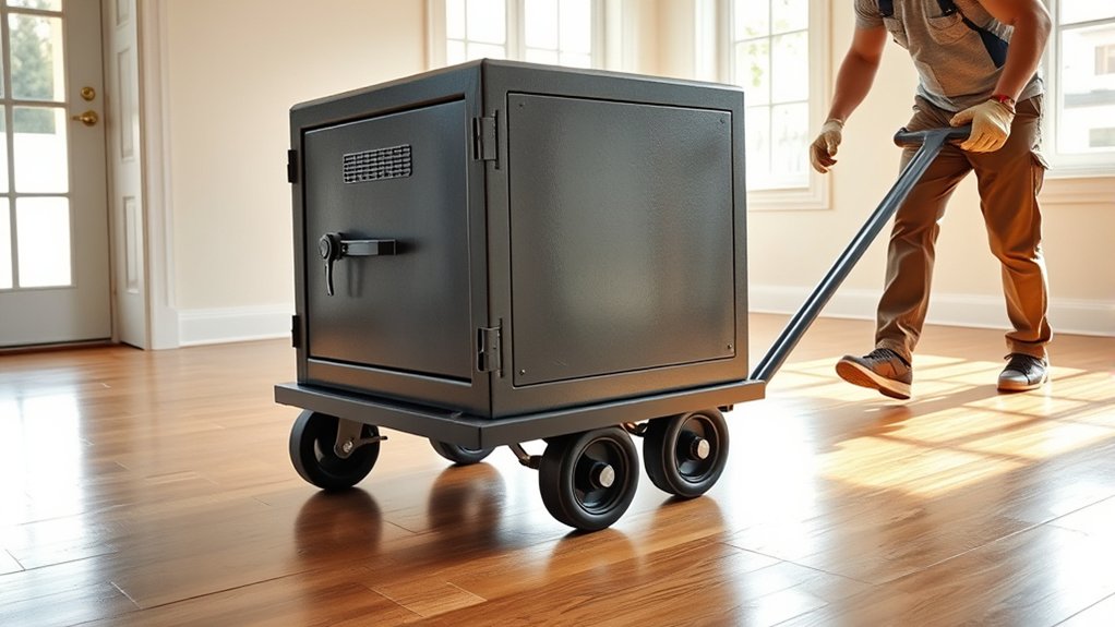 safely move heavy safe