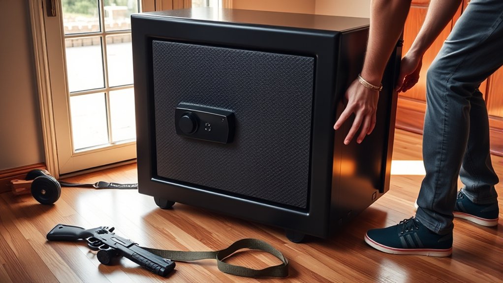 safely transport a gun safe
