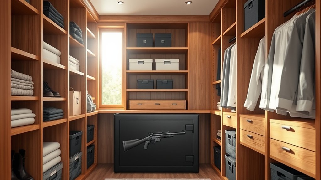 secure closet gun safe