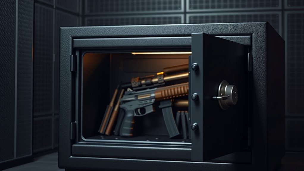 secure firearms deter theft