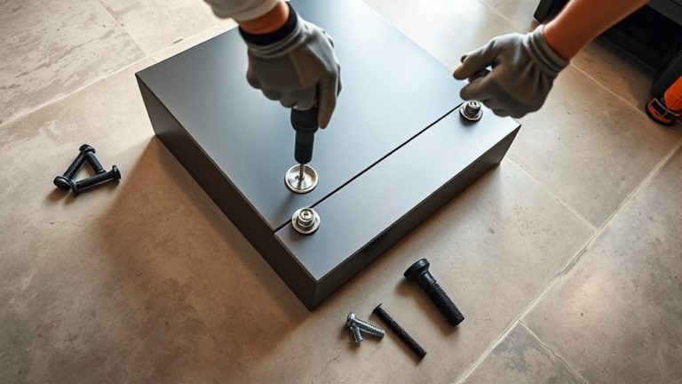 securely anchor gun safe