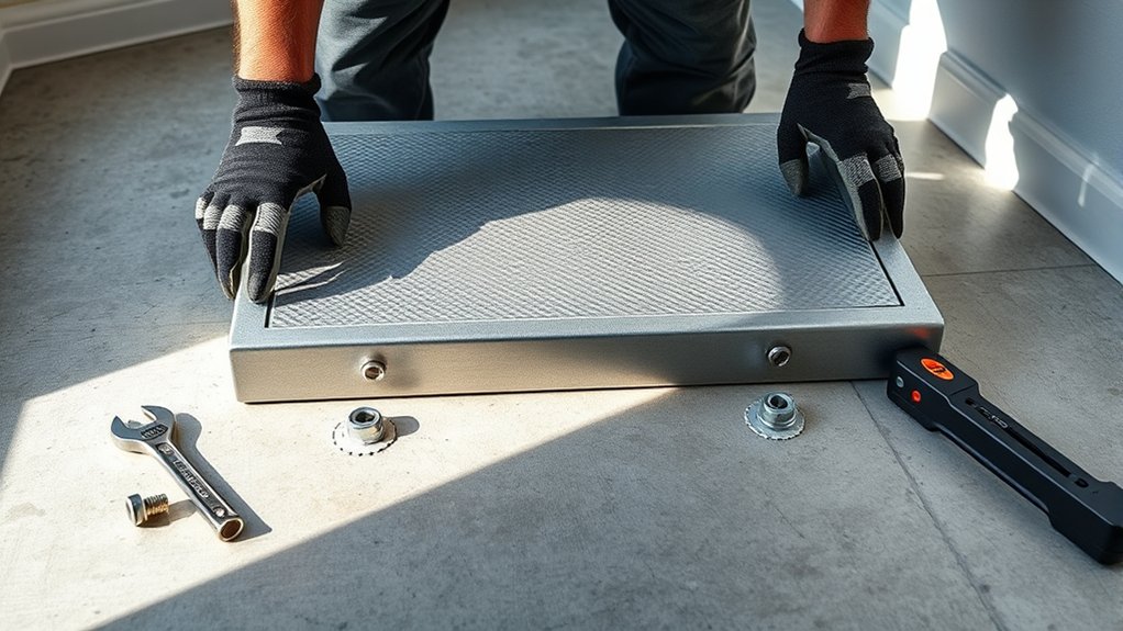 securely bolt down safe