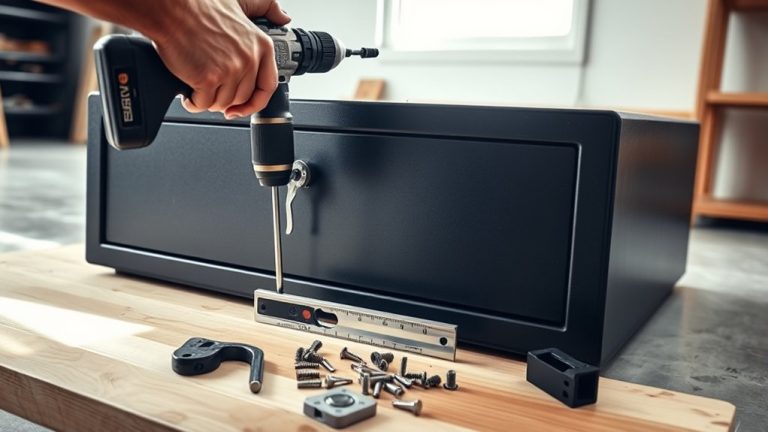 securely install gun safe