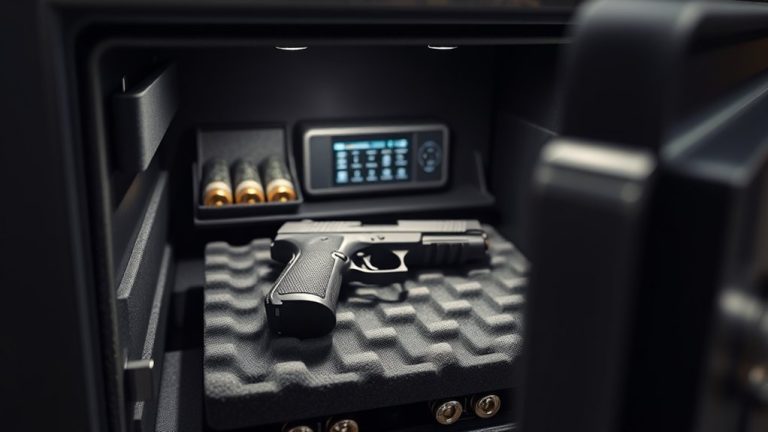 securely store firearm safely