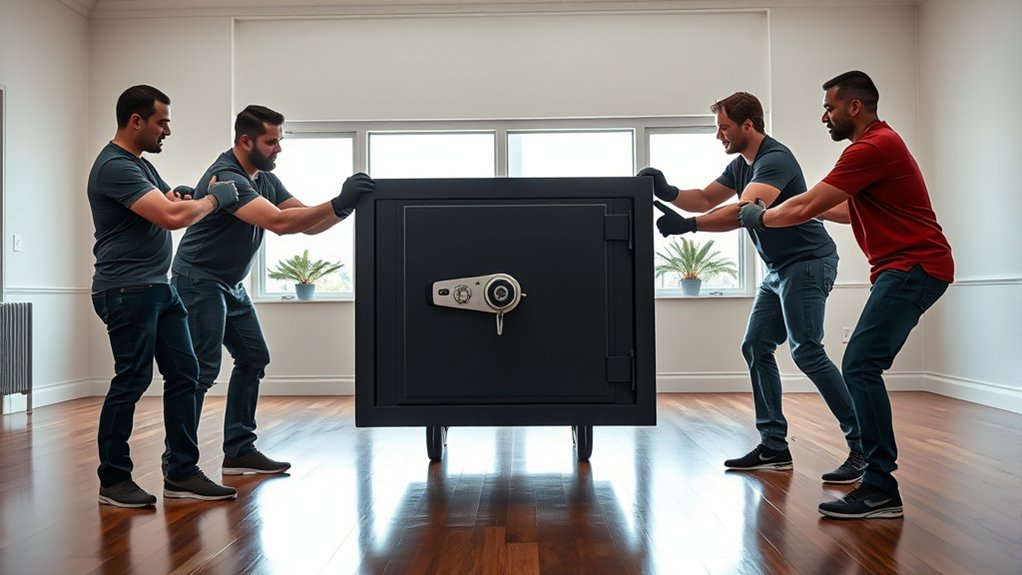 teamwork ensures safe lifting