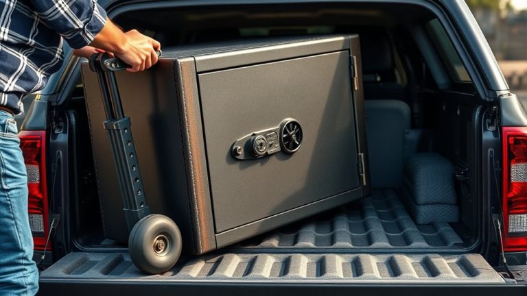 transporting a heavy safe