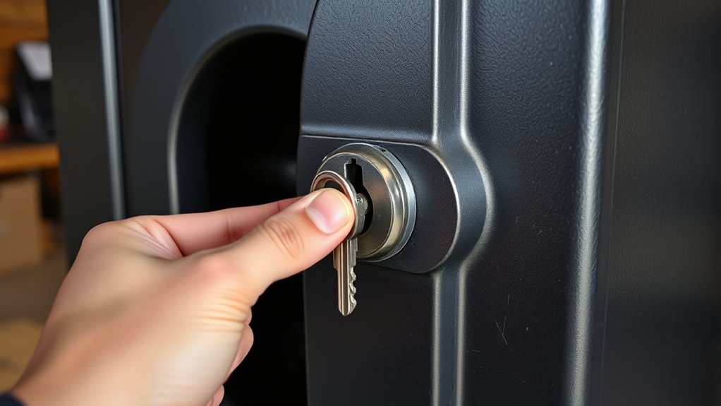 troubleshoot key lock issues