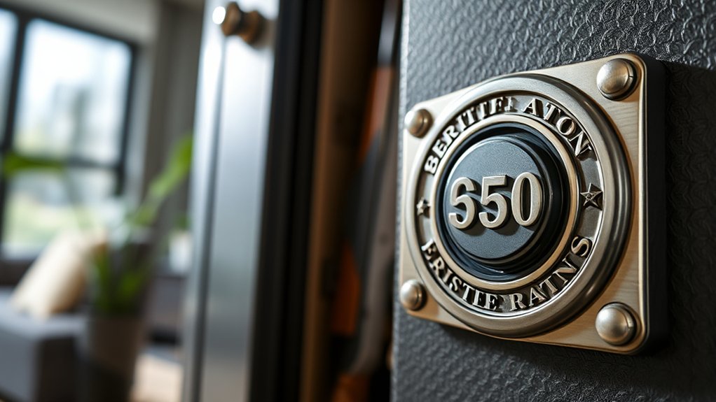 trusted gun safe certifications