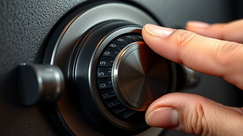 turn dial right carefully