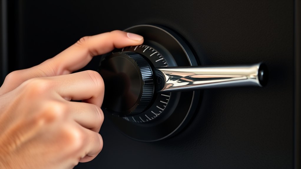 turn handle to open
