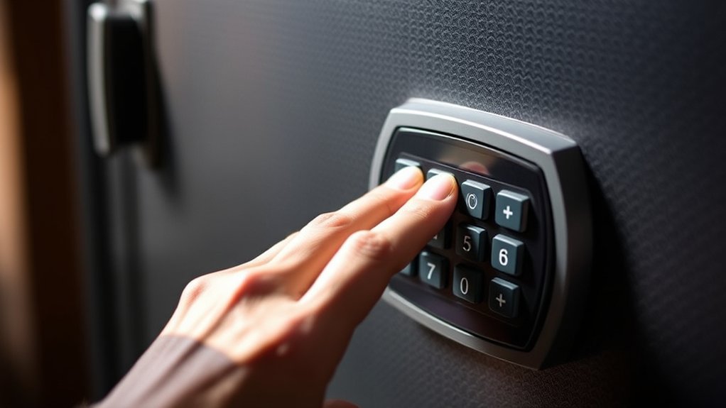 update safe access code