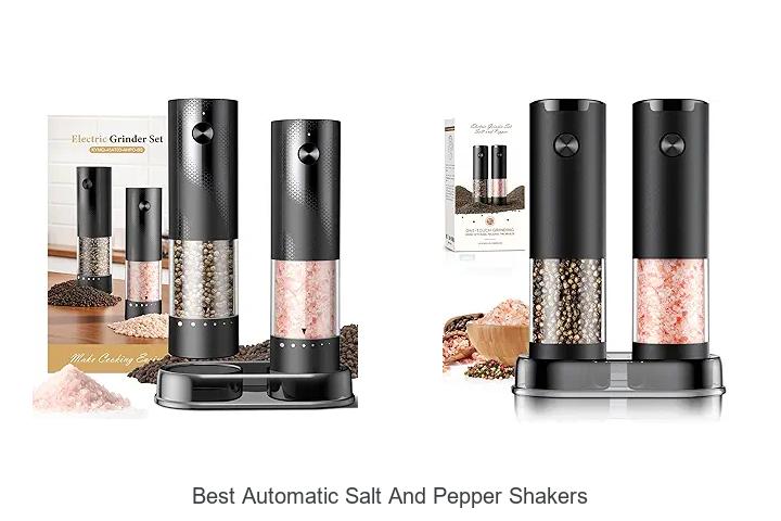 Top 15 Best Automatic Salt And Pepper Shakers For Effortless Spice