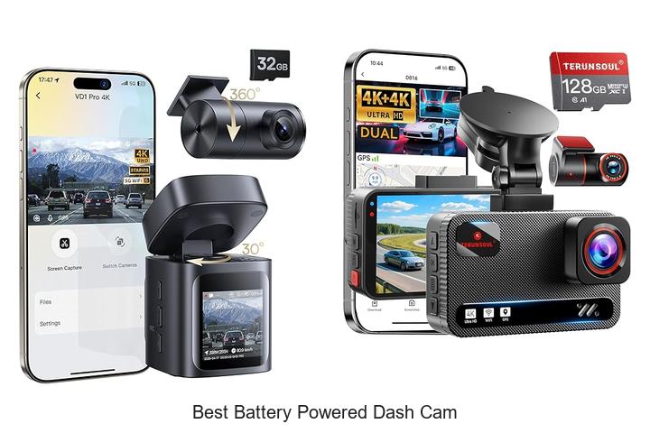 Top 15 Best Battery Powered Dash Cam That Protects You