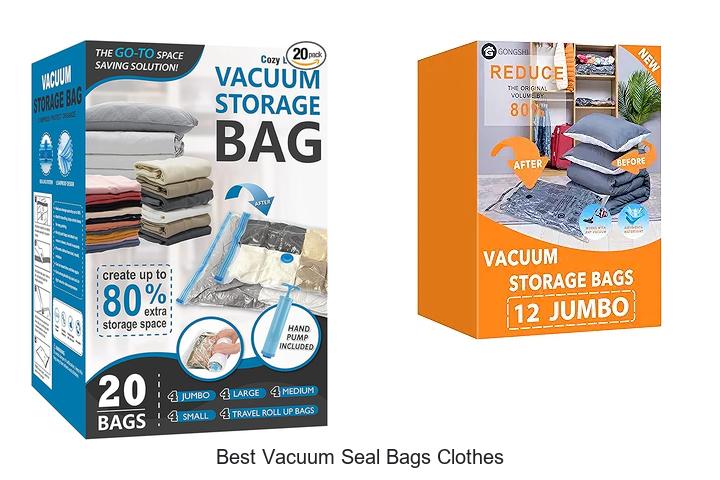 Top 15 Best Vacuum Seal Bags Clothes for Space Saving