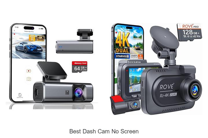 Top 15 Best Dash Cam No Screen For Discreet Recording