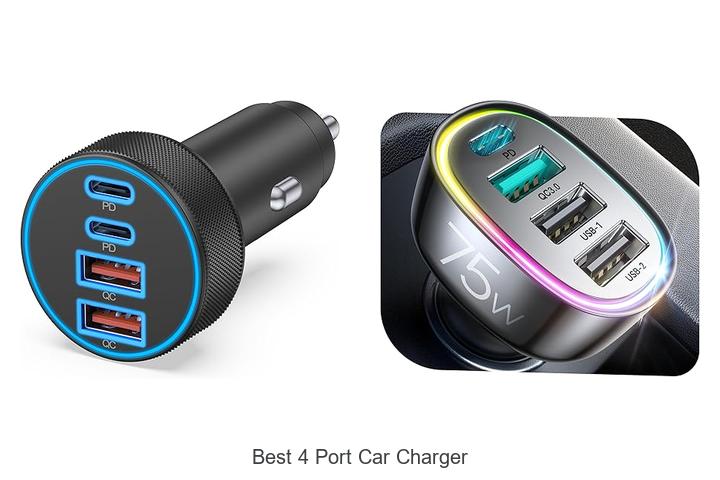Top 15 Best 4 Port Car Charger That Will Shock You!