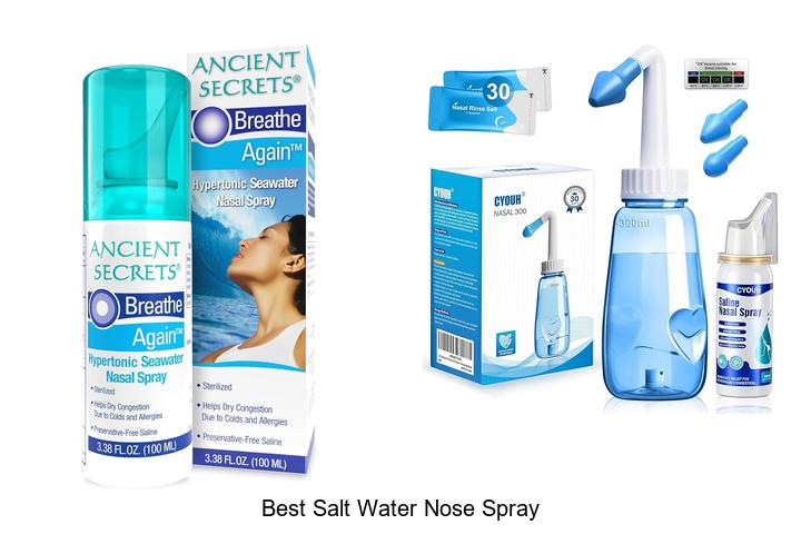 Top 12 Best Salt Water Nose Spray for Instant Relief